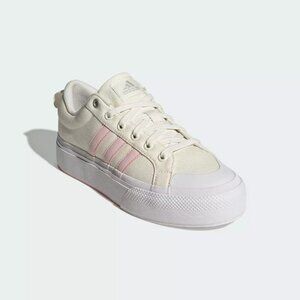Adidas Bravada 2.0 Platform Women's Shoes Off White Clear Pink White Sz6